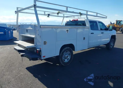 2016 Chevrolet Silverado 2500Hd Wt из США, поврежденный, VIN 1GB1CUEG4GF284320